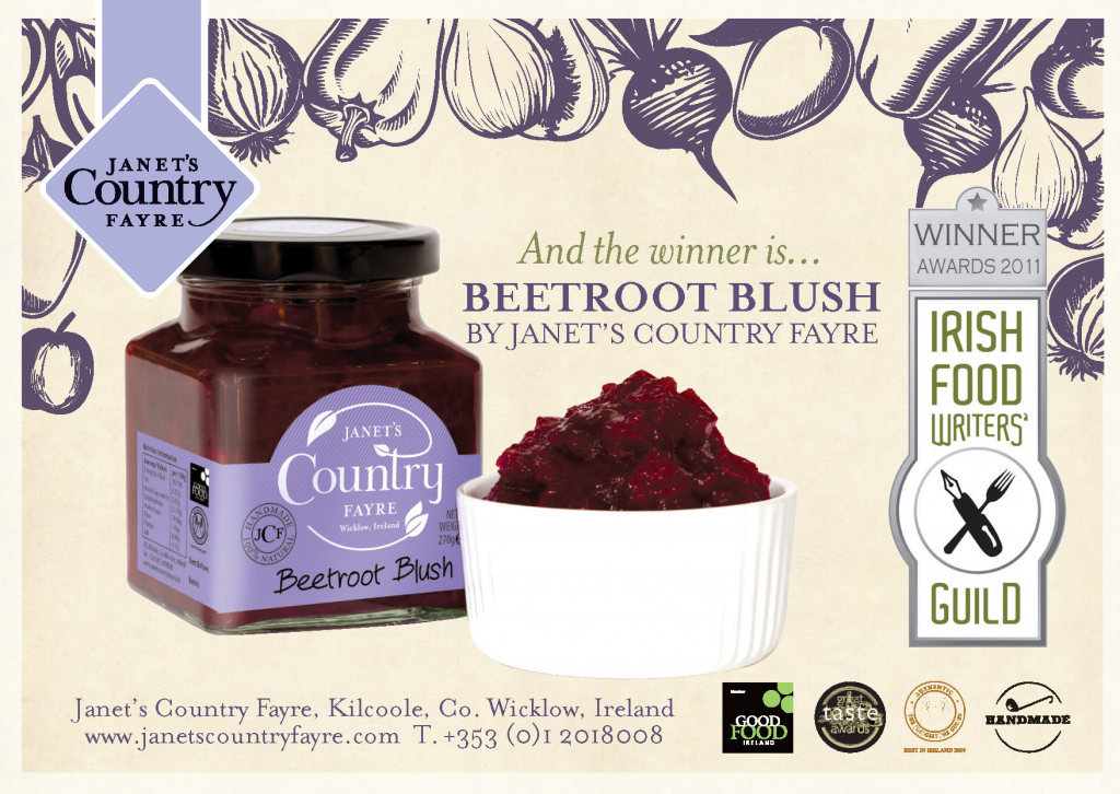 Beetroot Blush Flyer - Irish Made - Gluten Free