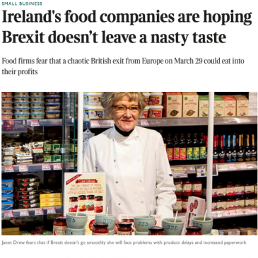 Janet featured in Sunday Times article on Brexit